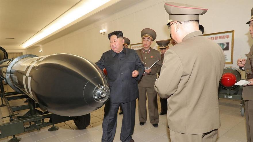 Kim Jong-un acusa a Washington y Seúl de buscar &quot;iniciar una guerra&quot; y promete &quot;expandir&quot; su arsenal nuclear