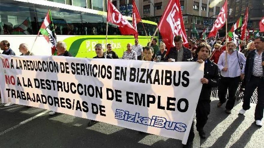 Bilbao ve "inasumible" que los más de 1.000 trabajadores de Bizkaibus ...