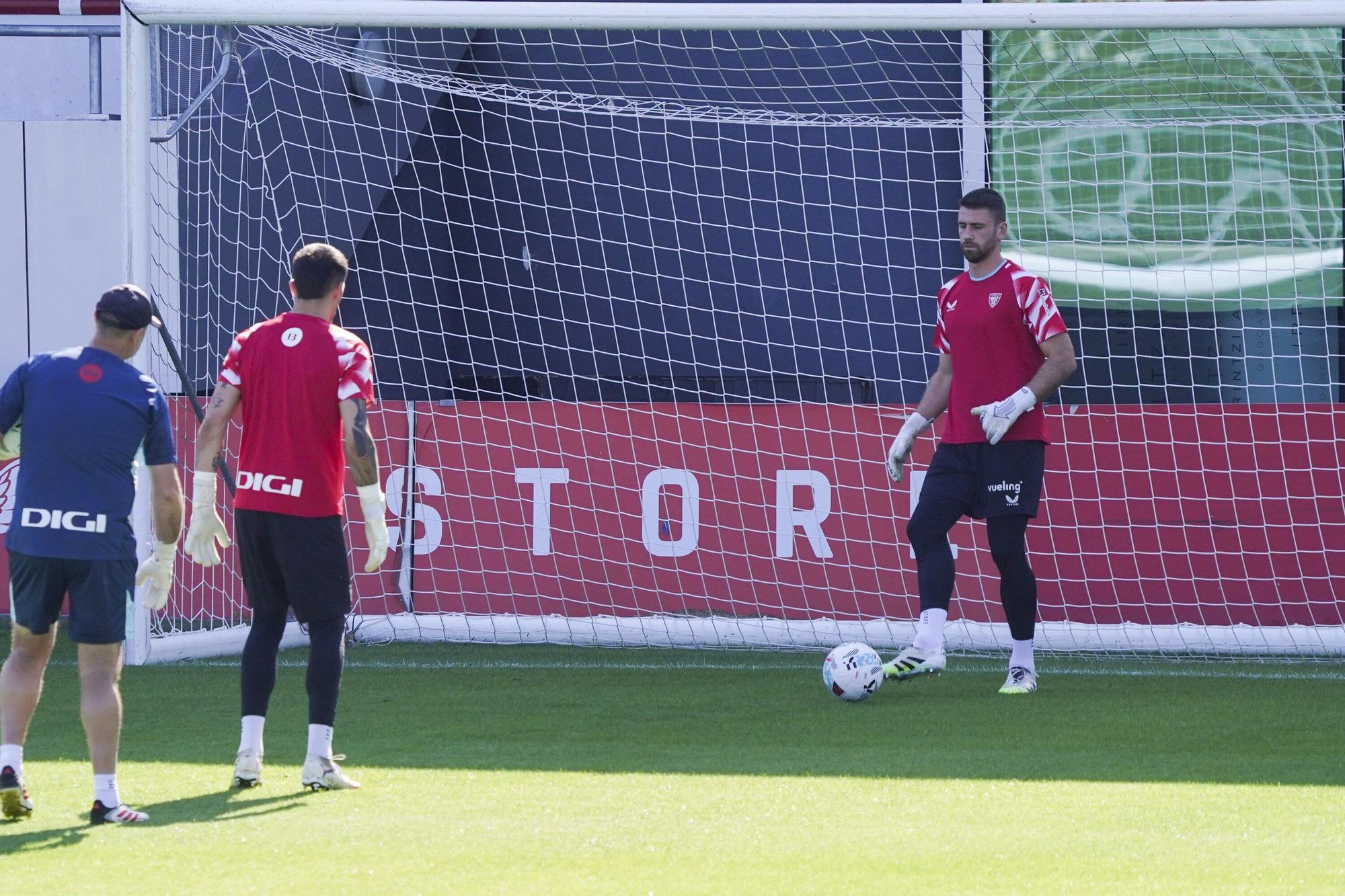 En imágenes: entrenamiento del Athletic en Lezama este sábado
