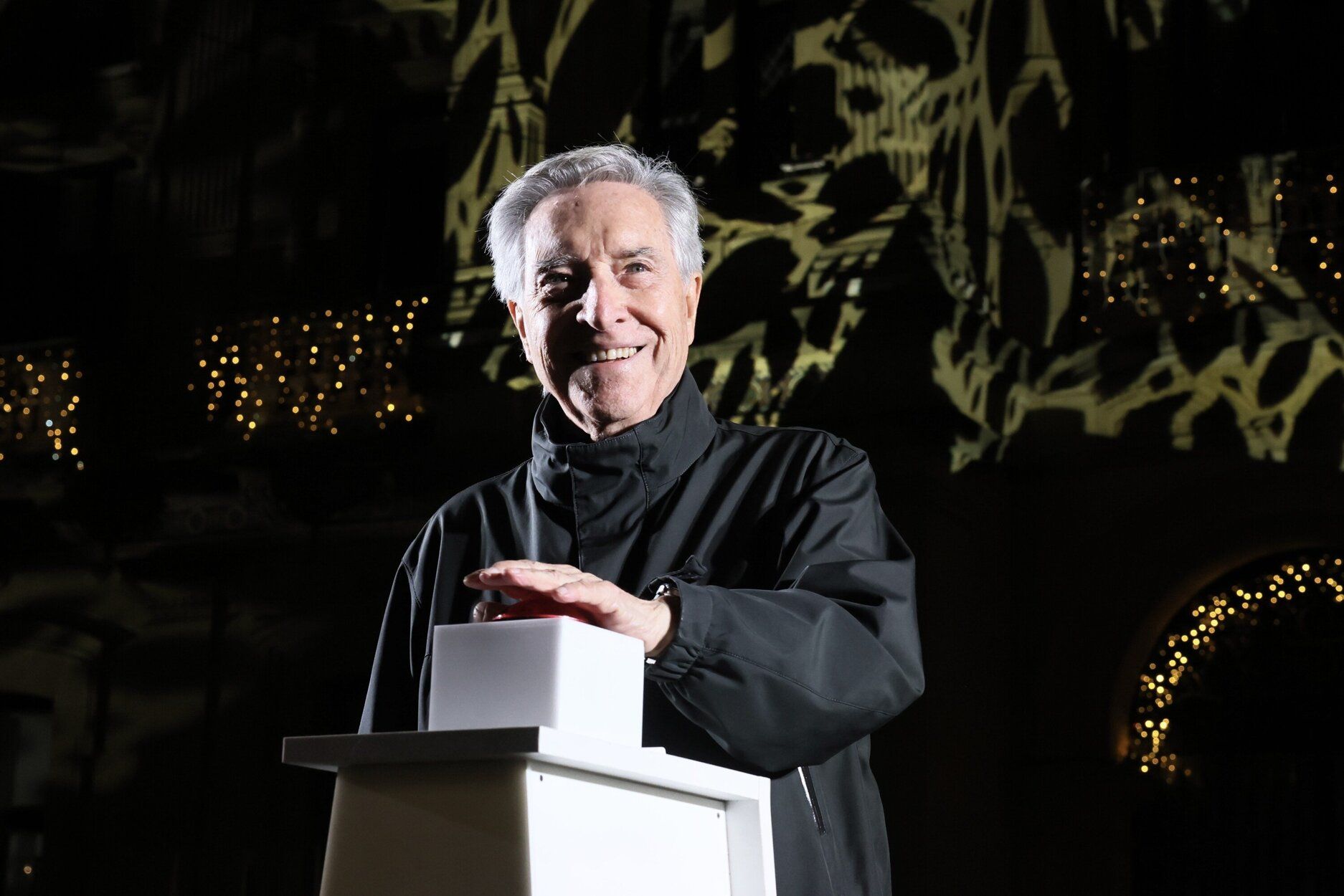 Espectacular encendido de las luces de Navidad en Donostia