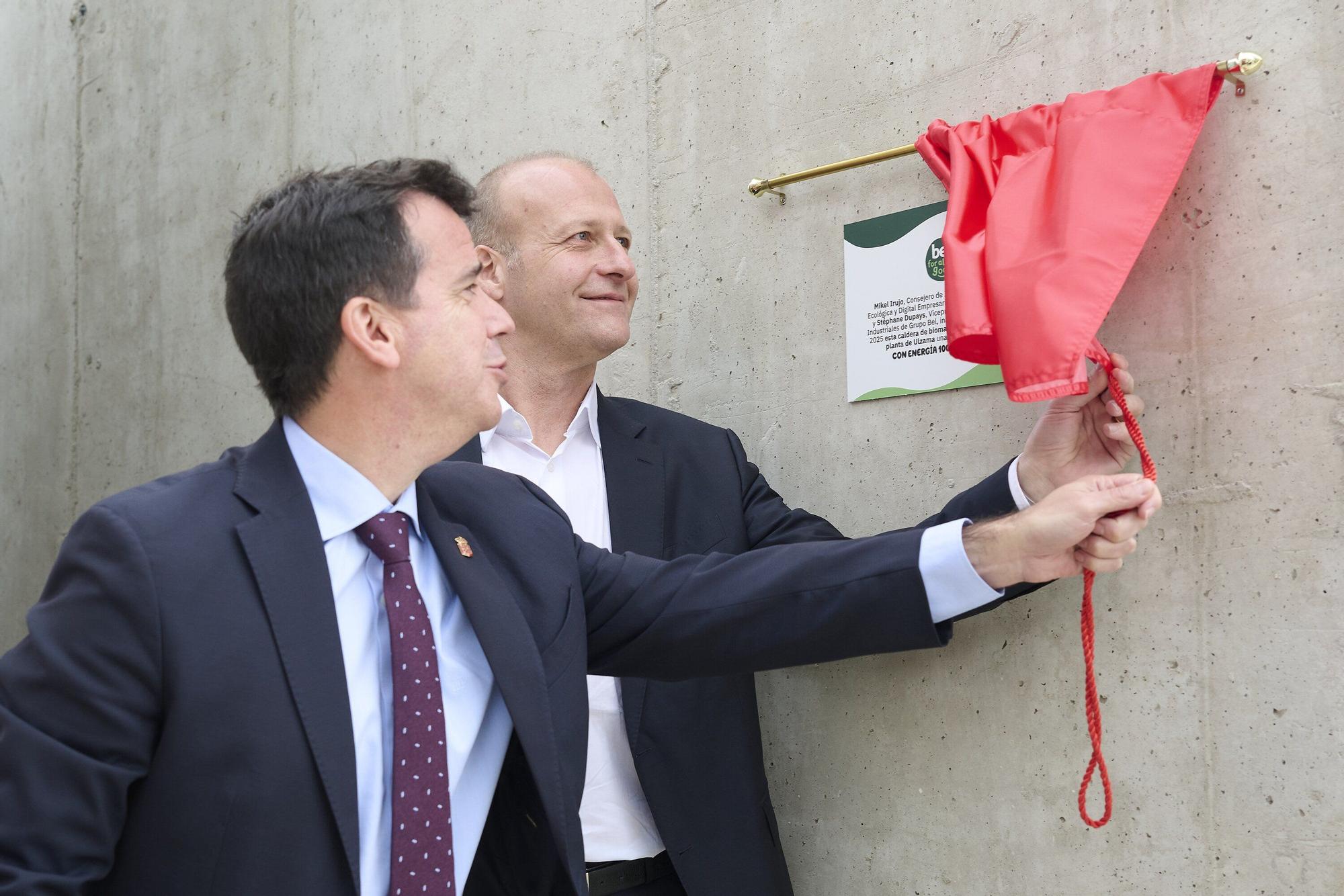 Fotos de la visita a la fábrica en Iraizotz de Grupo Bel