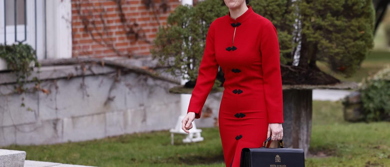 Elma Saiz, nueva portavoz del Gobierno, en la foto del Consejo de Ministros