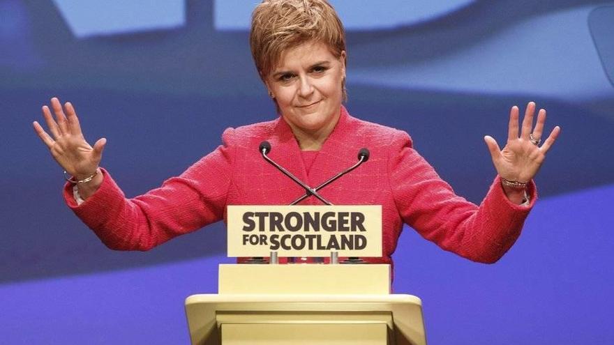 La líder del Partido Nacionalista Escocés (SNP), Nicola Sturgeon.