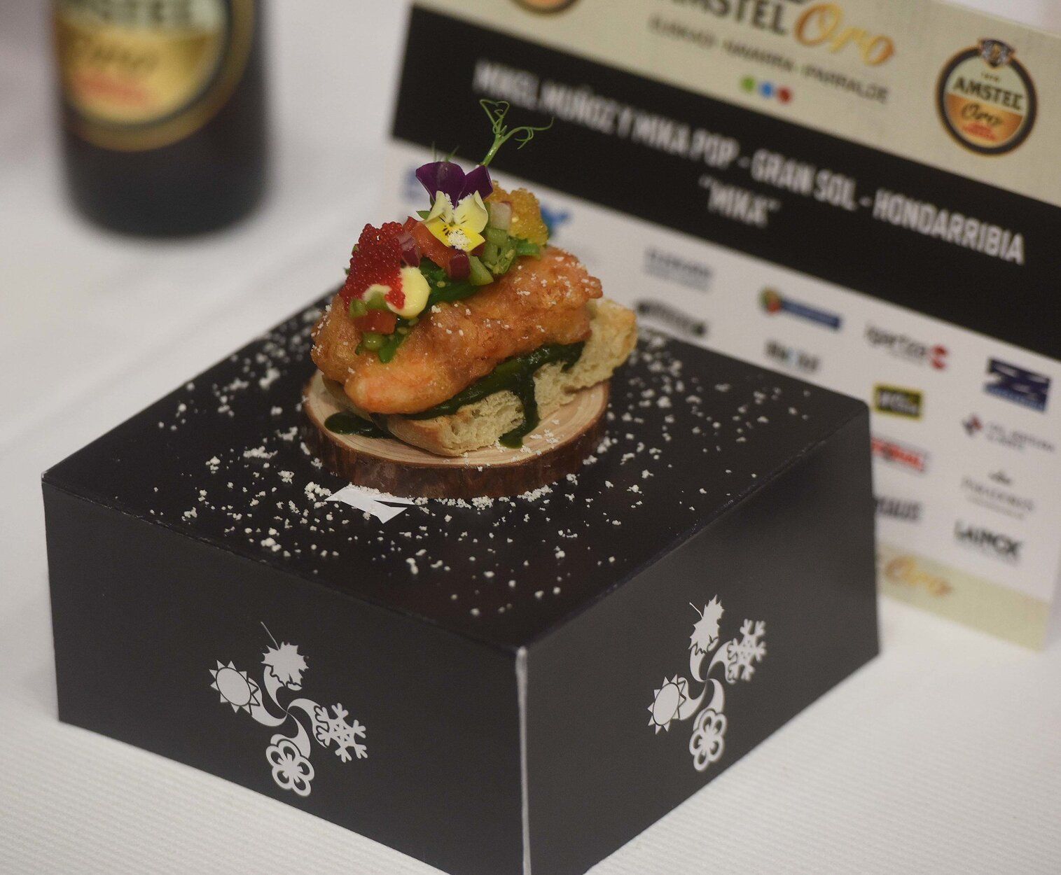 El pintxo ganador de 2024, del bar Gran Sol de Hondarribia.