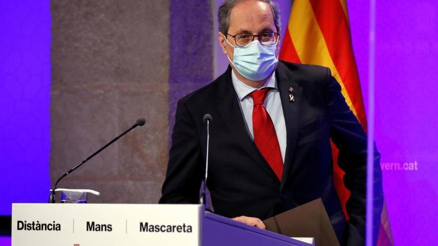 Torra ha tenido varios rifirrafes con el secretario del Parlament de Catalunya, Xavier Muro.