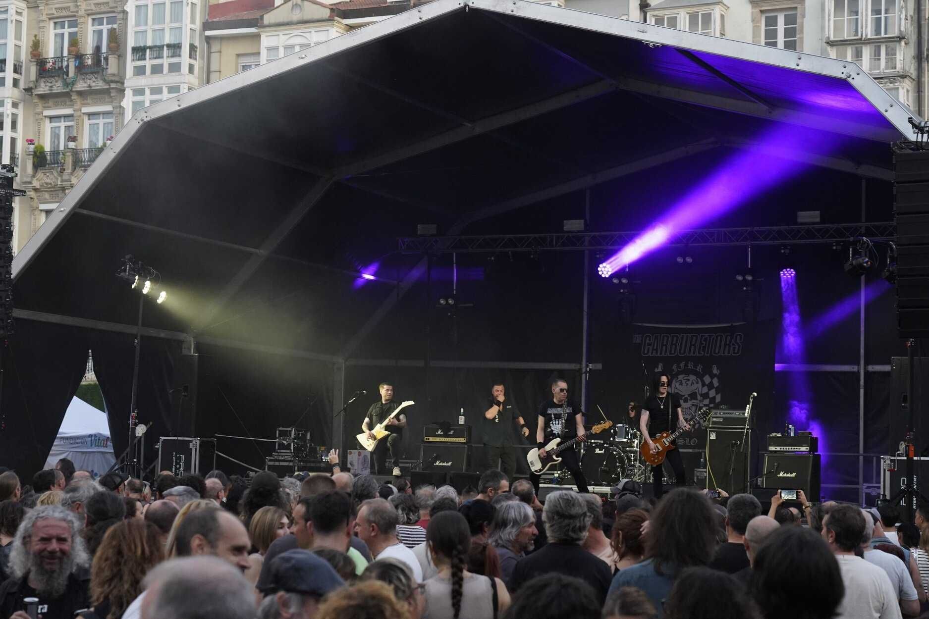 Una actuación en la última edición del Osteguna Rock Vital Fest