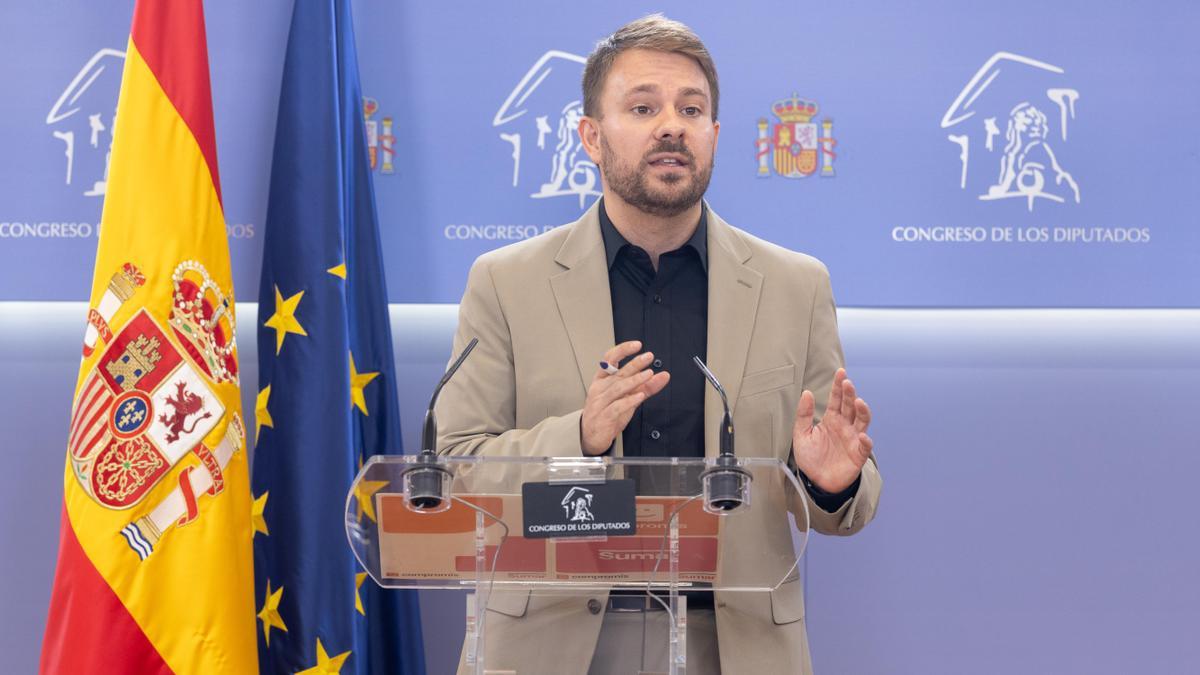 El diputado de Sumar Alberto Ibáñez.