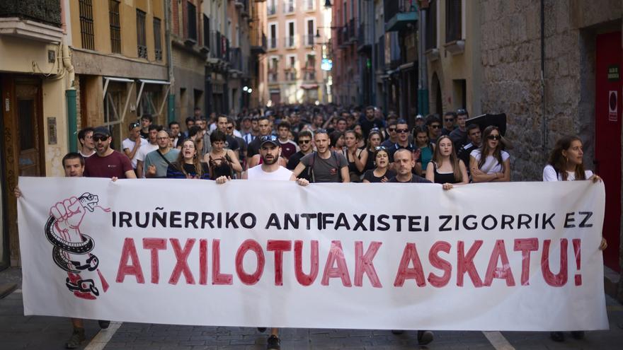 En libertad los 28 detenidos por los incidentes tras el acto fallido de Vito Quiles en Iruña