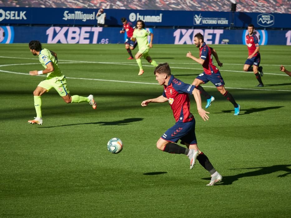 Imágenes del Osasuna Getafe este domingo en El Sadar