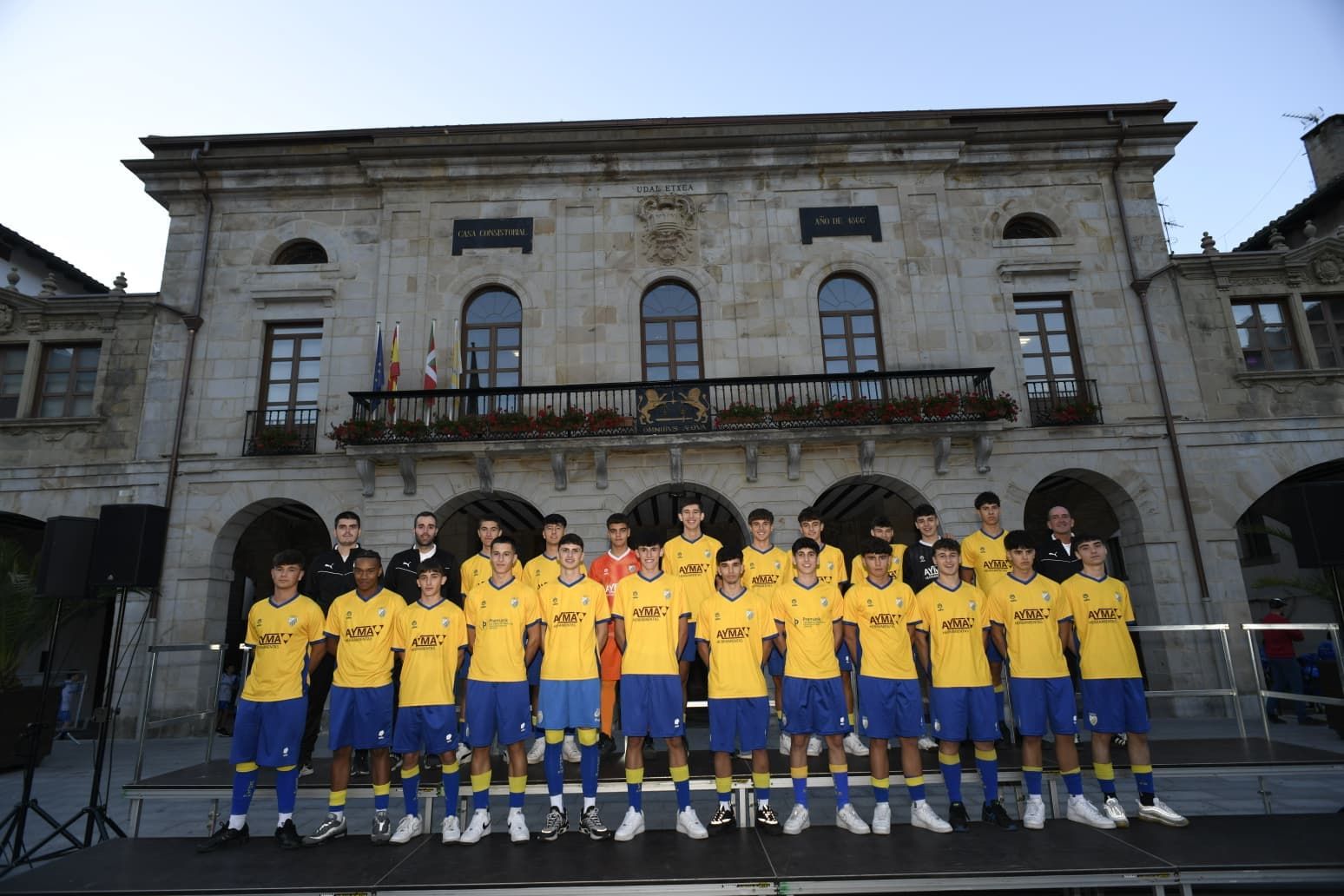 Presentación de los clubes deportivos de Urretxu y Zumarraga