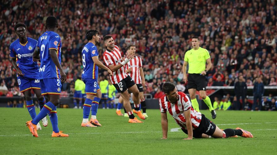 El Getafe hunde al Athletic en la impotencia
