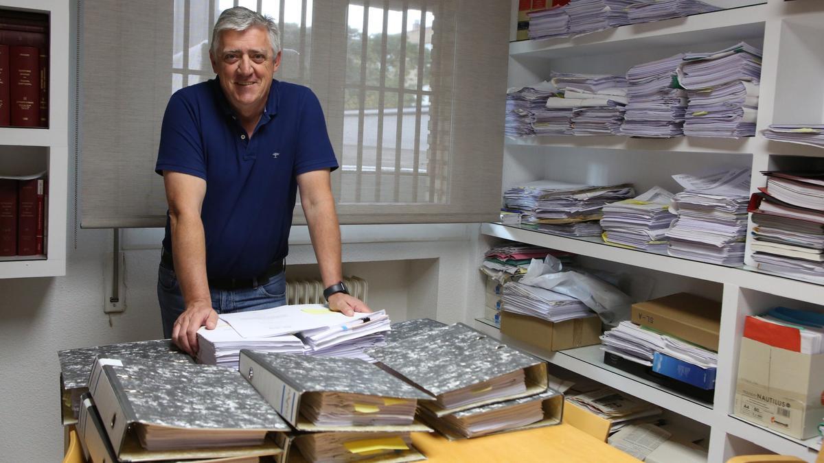 José Luis Beaumont Aristu, en su despacho de Pamplona.