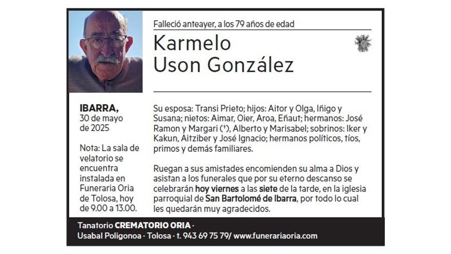 KARMELO USON GONZALEZ