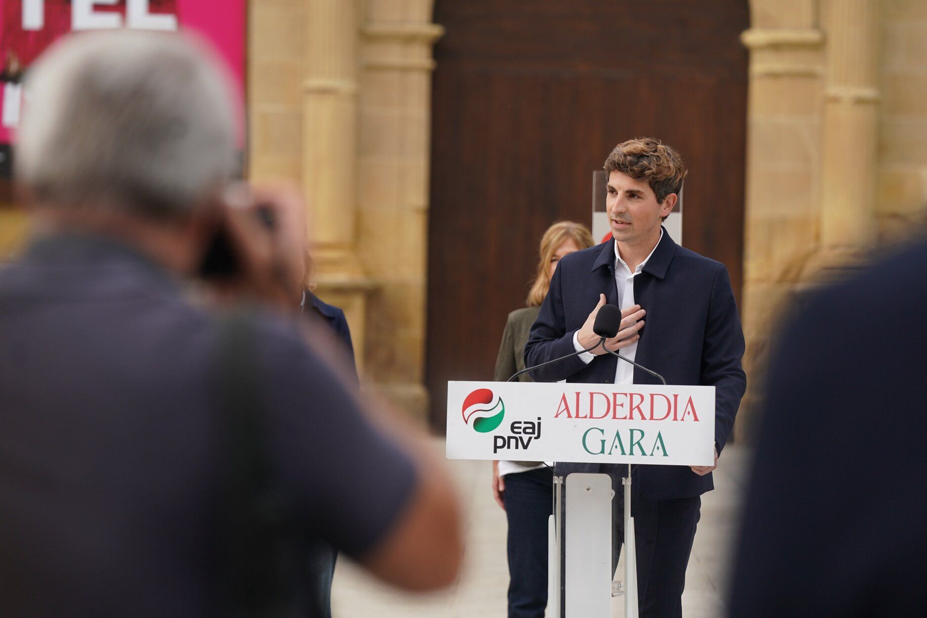 Jon Inasausti, tras su designación por el PNV para ser alcalde de Donostia