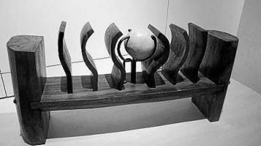 La escultura de Ángel Iribarren, en Villava