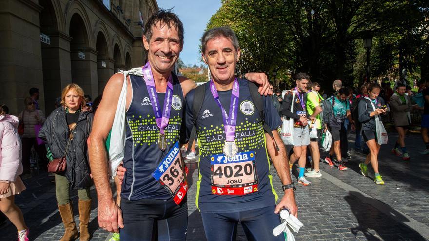 Así han quedado los navarros que han participado en la Behobia