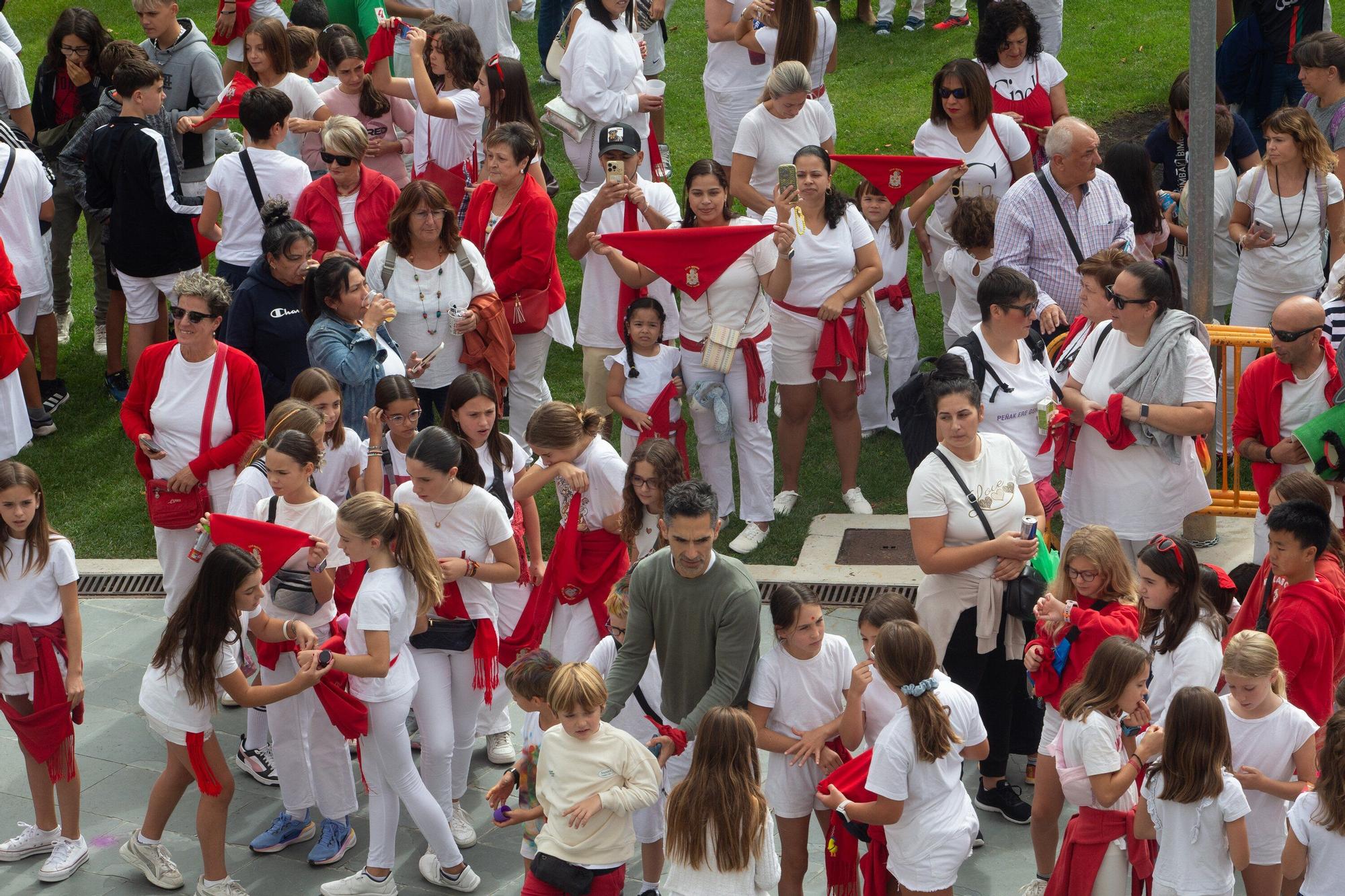Fotos del cohete de fiestas de Zizur 2025