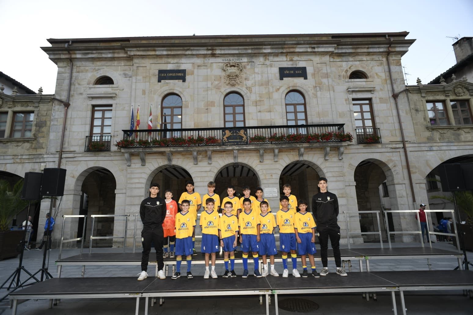 Presentación de los clubes deportivos de Urretxu y Zumarraga