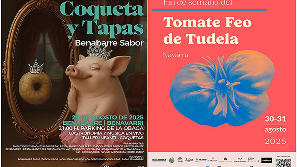 Los carteles de los dos concursos