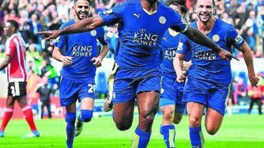Otro gran paso del leicester AL TÍTULO