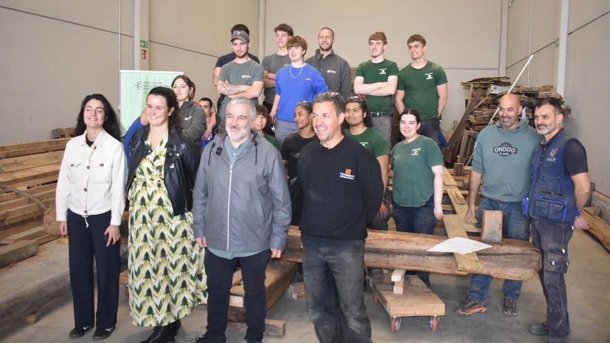 “Tras revitalizar la madera, se produjo un momento de asombro”