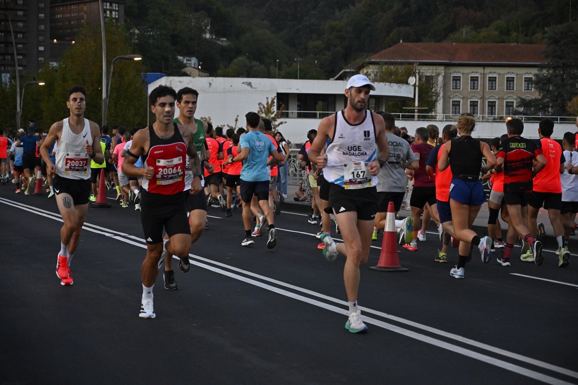 El Bilbao Night Marathon, en imágenes