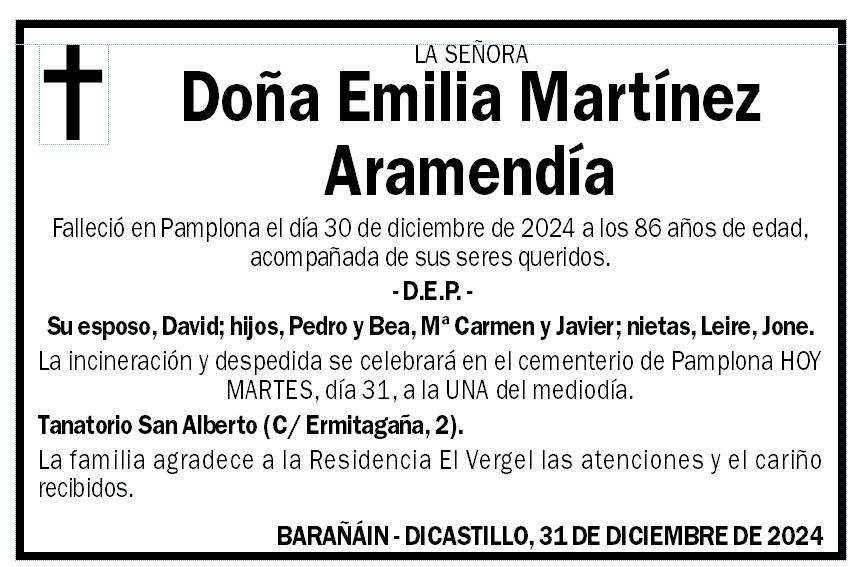 Emilia Martínez Aramendía