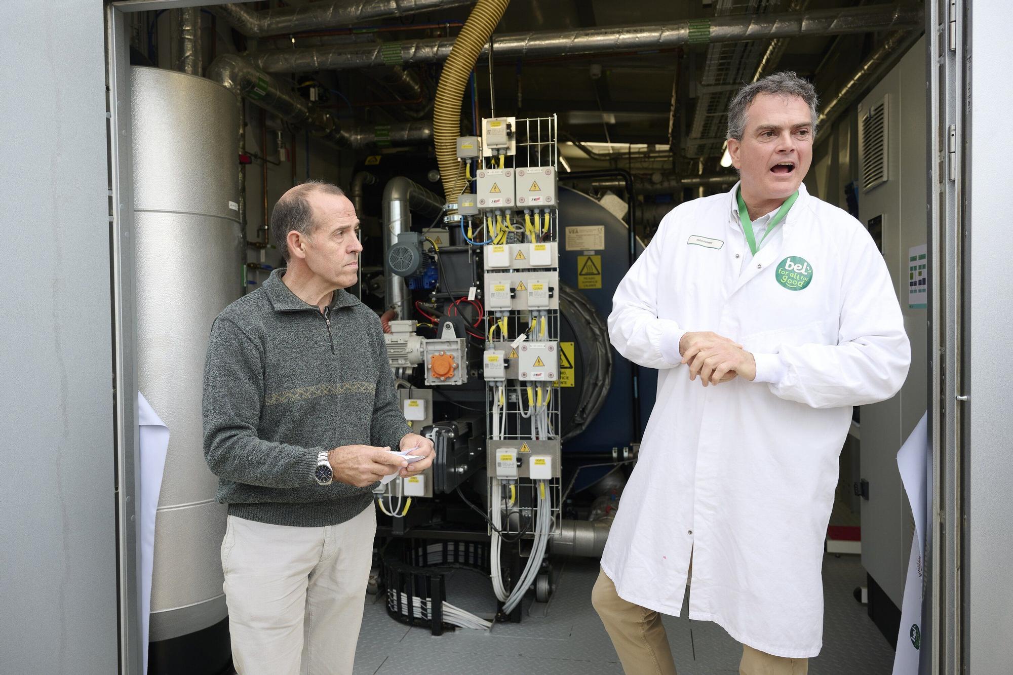 Fotos de la visita a la fábrica en Iraizotz de Grupo Bel