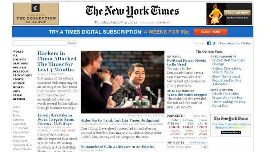 El diario New York Times &quot;no está en venta&quot;, dice su dueño