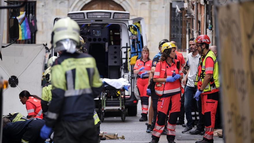 El Colegio de Psicología de Navarra ofrece pautas para afrontar los efectos de ver un incidente crítico como el de Navarrería