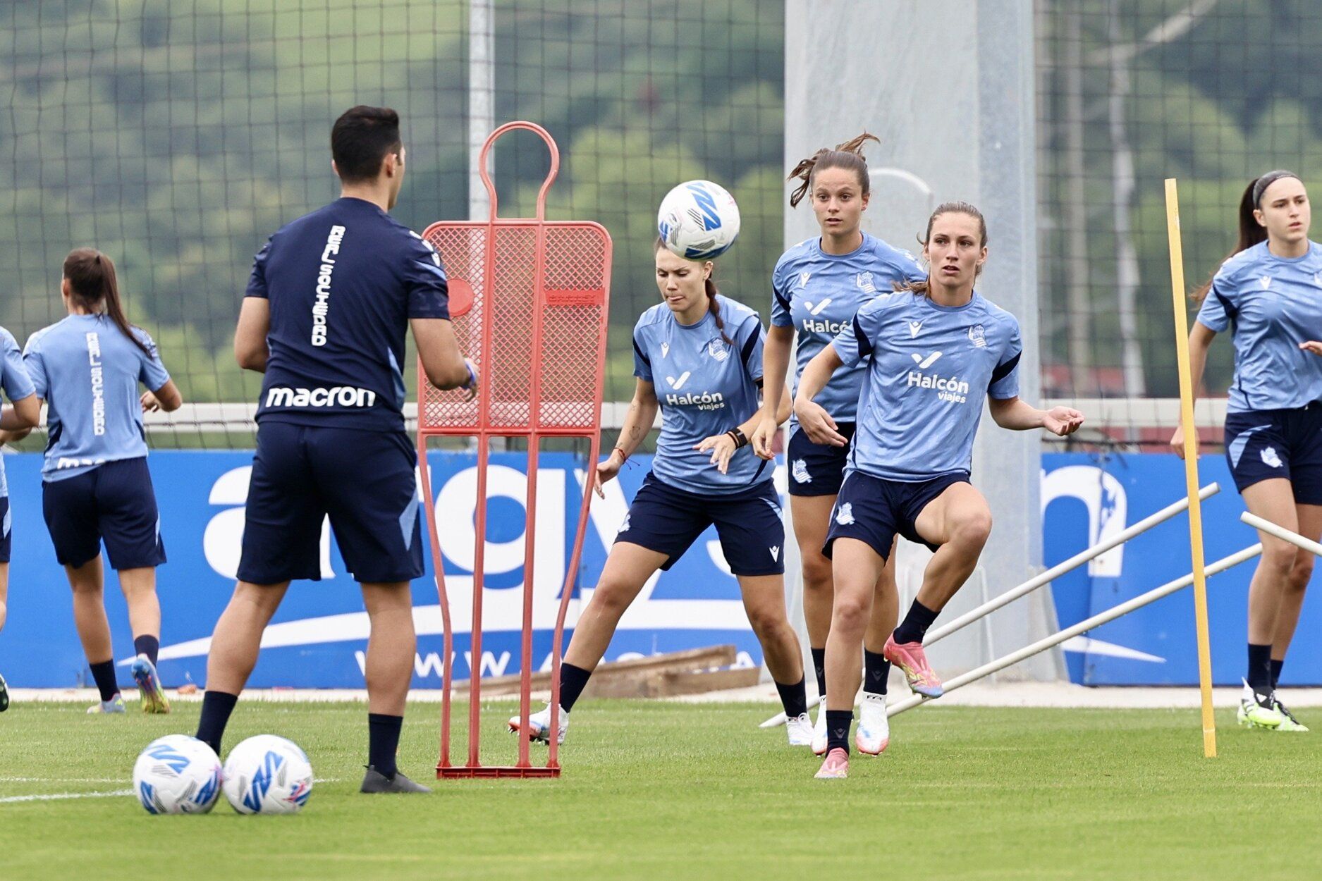 Primer entrenamiento de la Real femenino