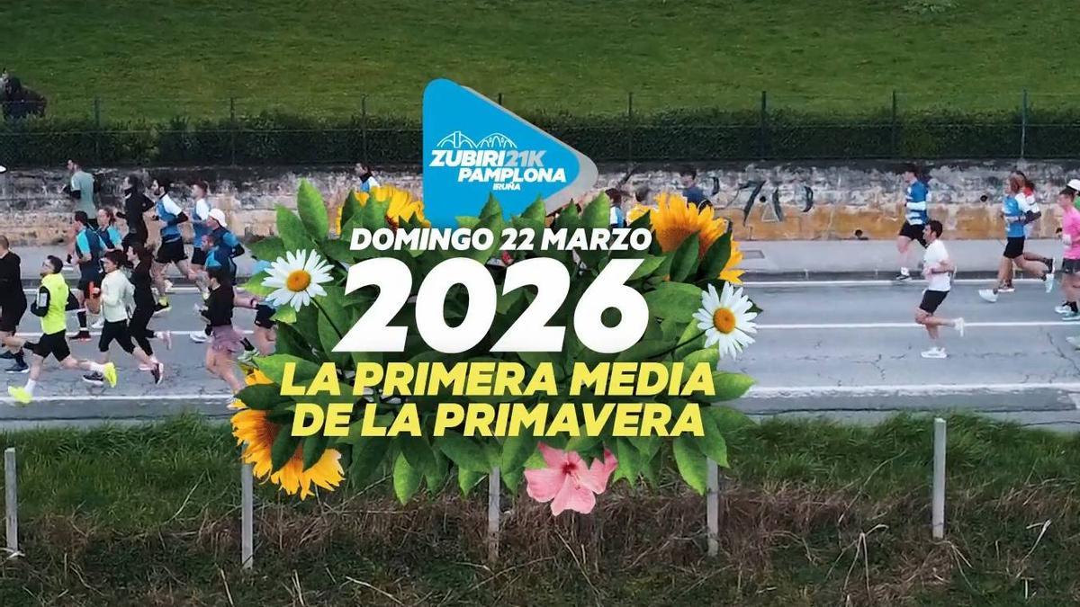 Vídeo promocional de la Zubiri-Pamplona 2026.