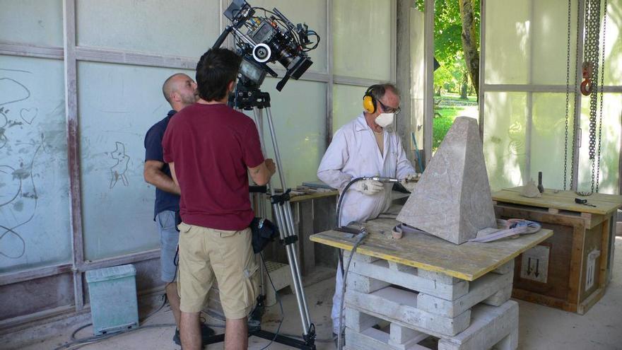 Aitor López de Aberásturi rueda un cortometraje documental en torno a Paco San Miguel, ‘Isinohana’