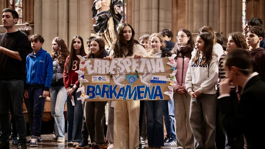 Los colegios católicos de Vitoria celebran el Día Escolar de la Paz