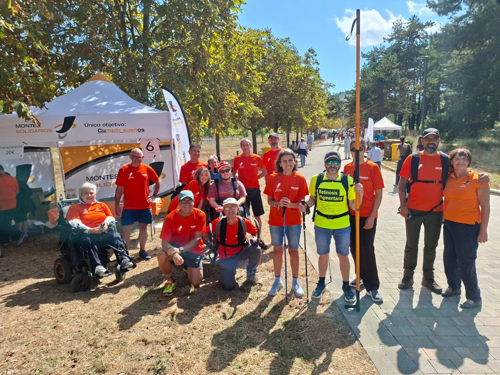 En imágenes: Reto en Olarizu con Montes Solidarios
