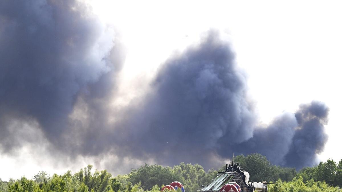 Incendio en el escenario principal de Tomorrowland