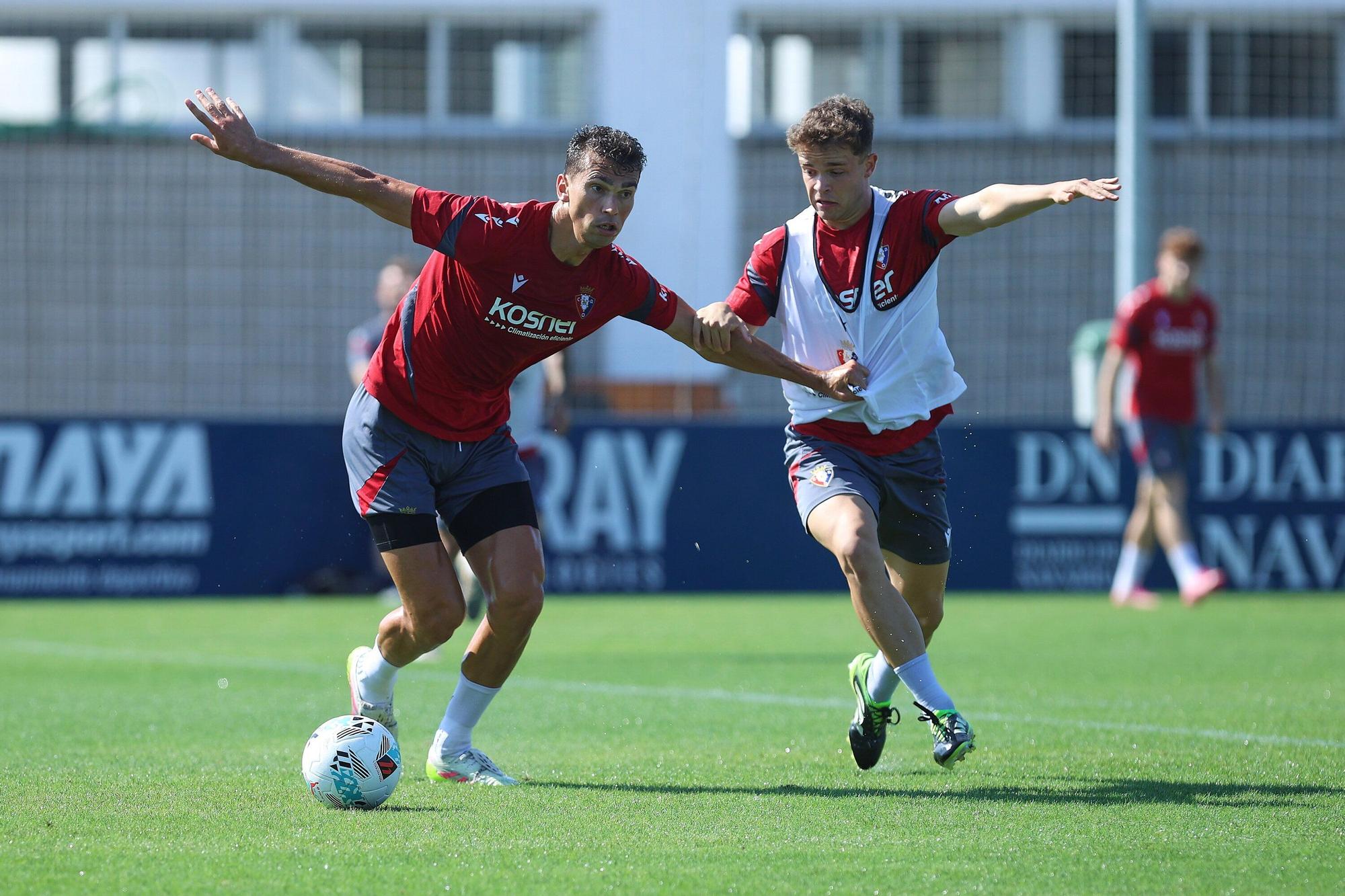Fotos del entrenamiento de Osasuna (23/08/2025)