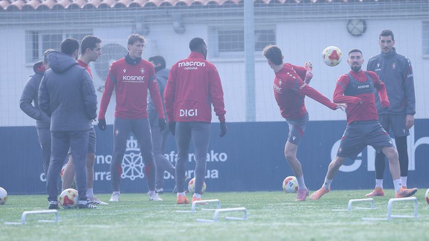 Fotos del entrenamiento de Osasuna de este 14 de diciembre