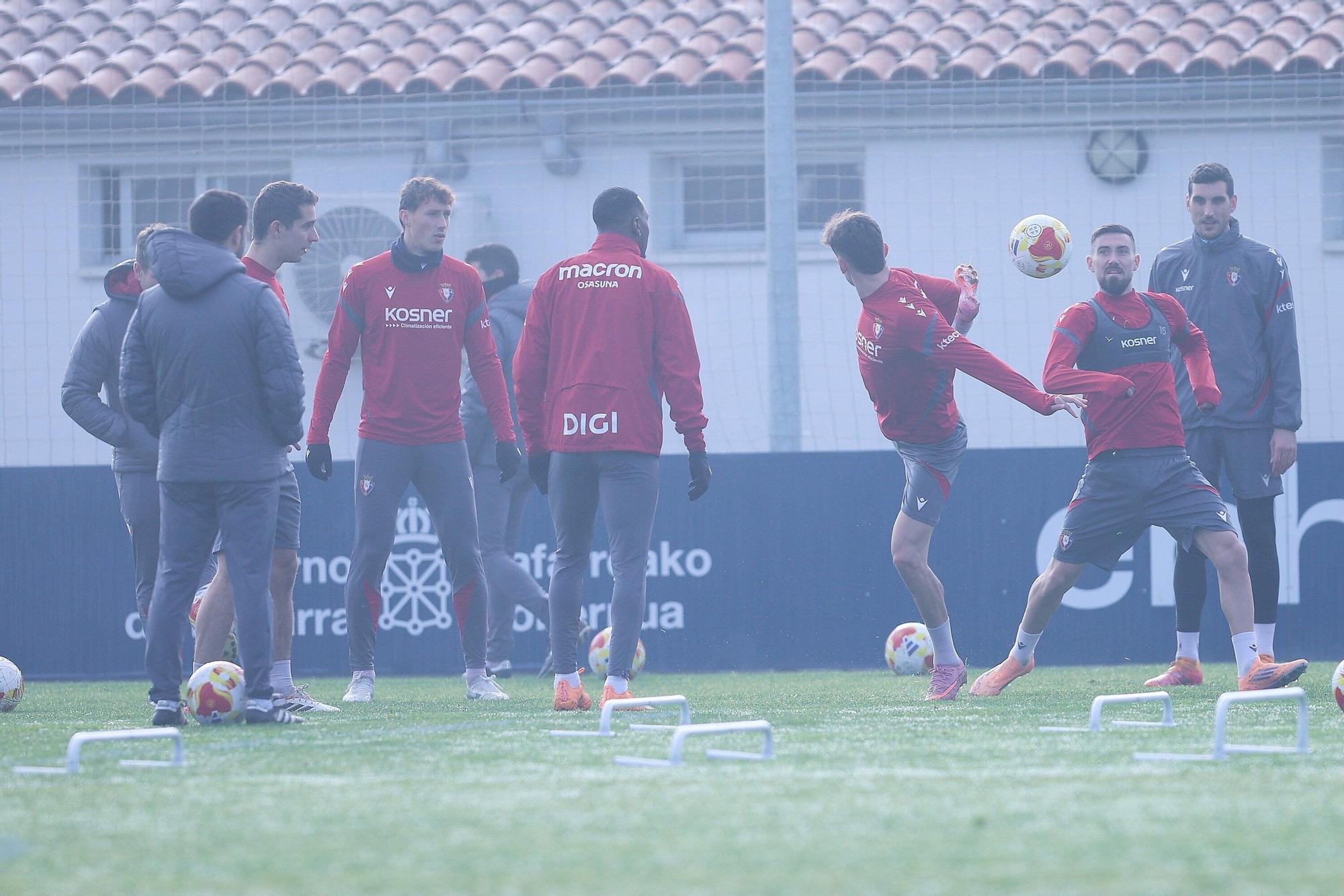 Fotos del entrenamiento de Osasuna de este 14 de diciembre