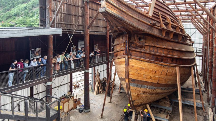 Albaola ofrece visitar el interior de la nao San Juan desde este viernes
