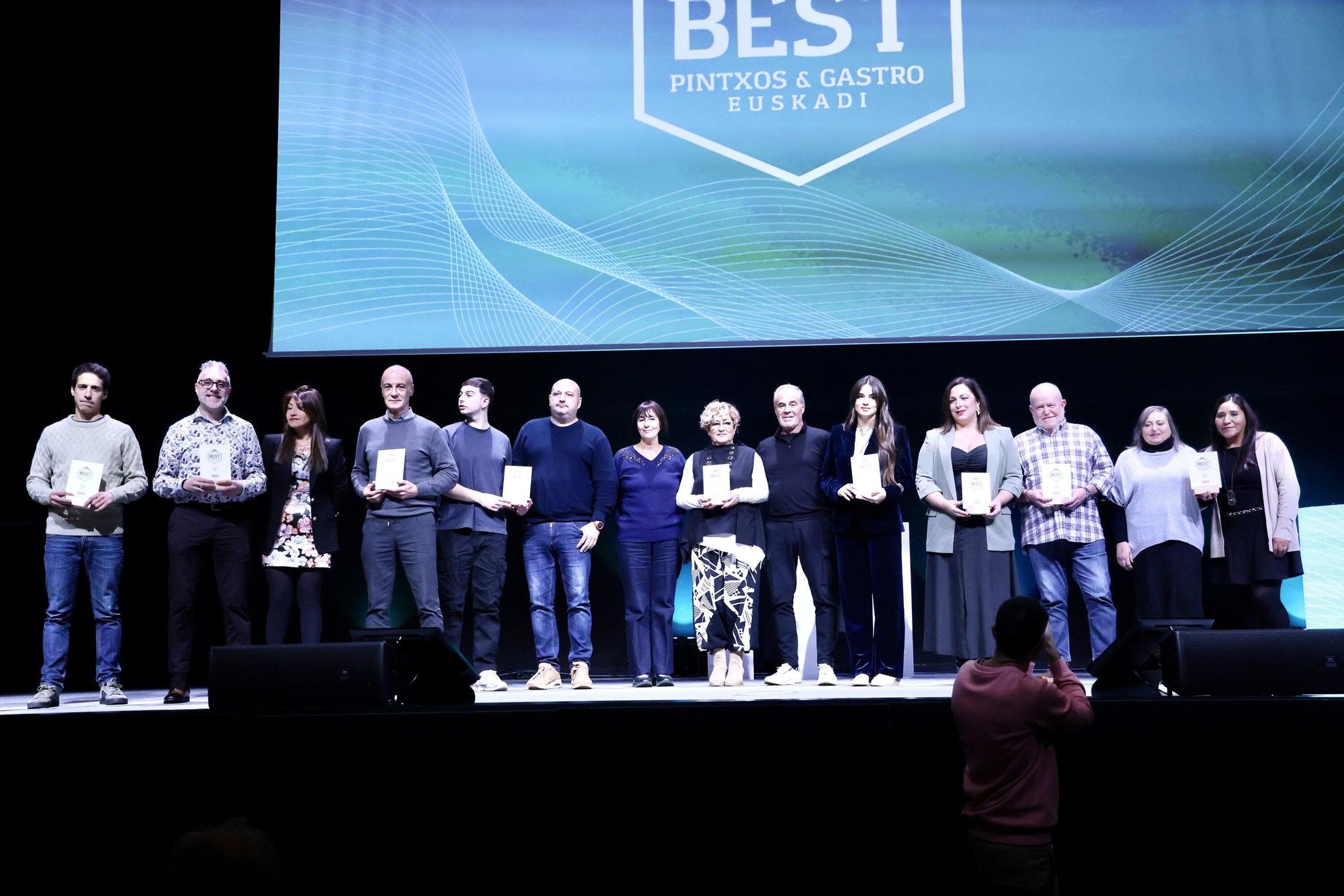 Las mejores barras de pintxos de Euskadi, premiadas en Vitoria