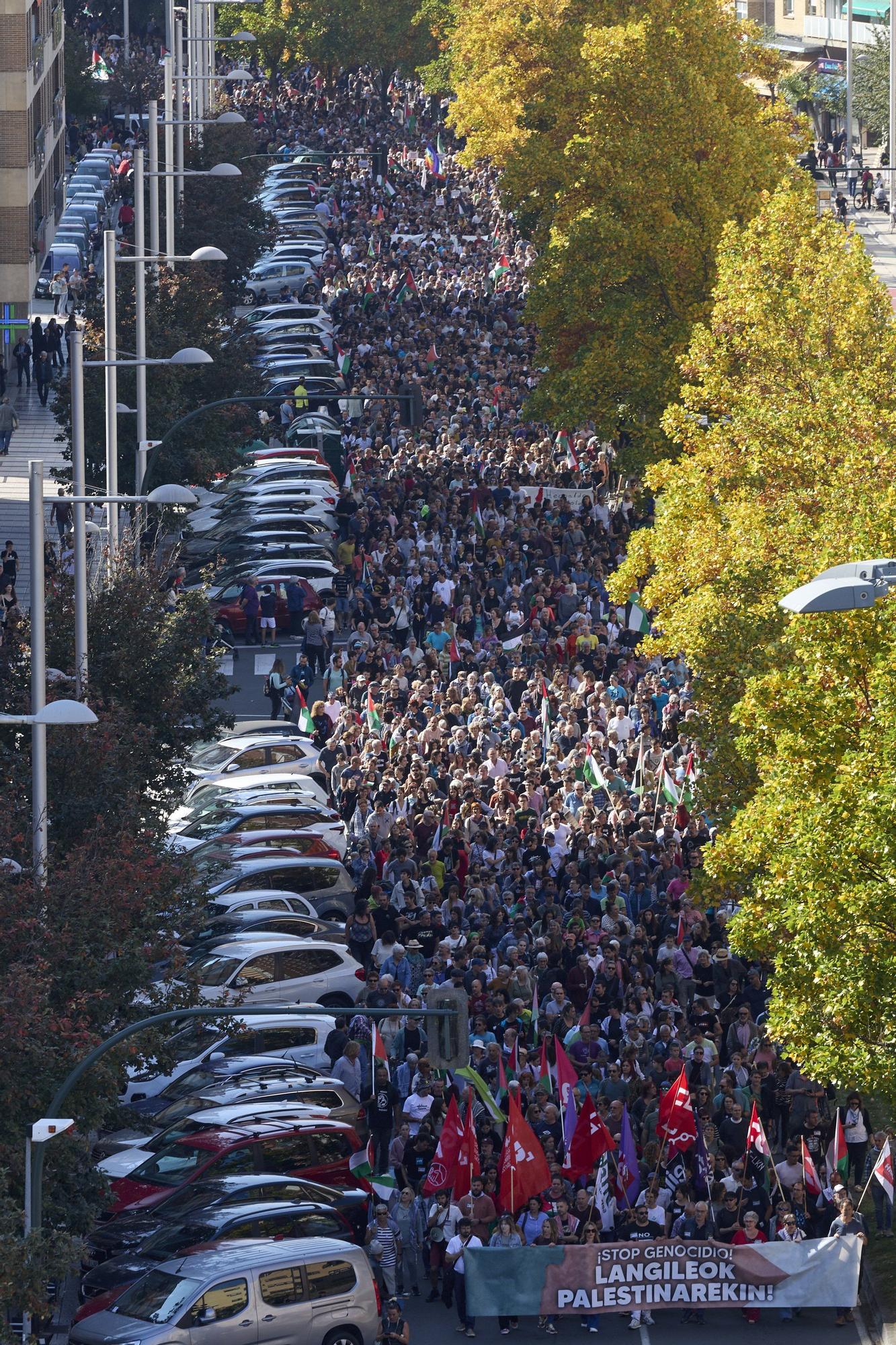 Huelga y paros en solidaridad con Palestina durante este miércoles en Navarra