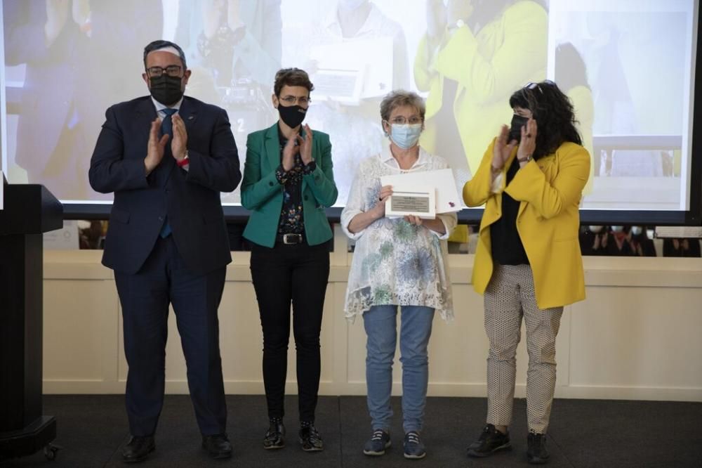 La presidenta de Navarra, María Chivite, clausura