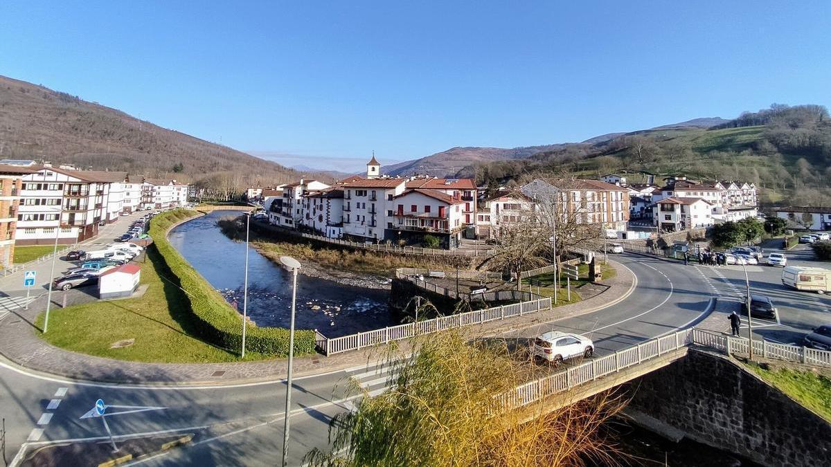 Vista general de Doneztebe.