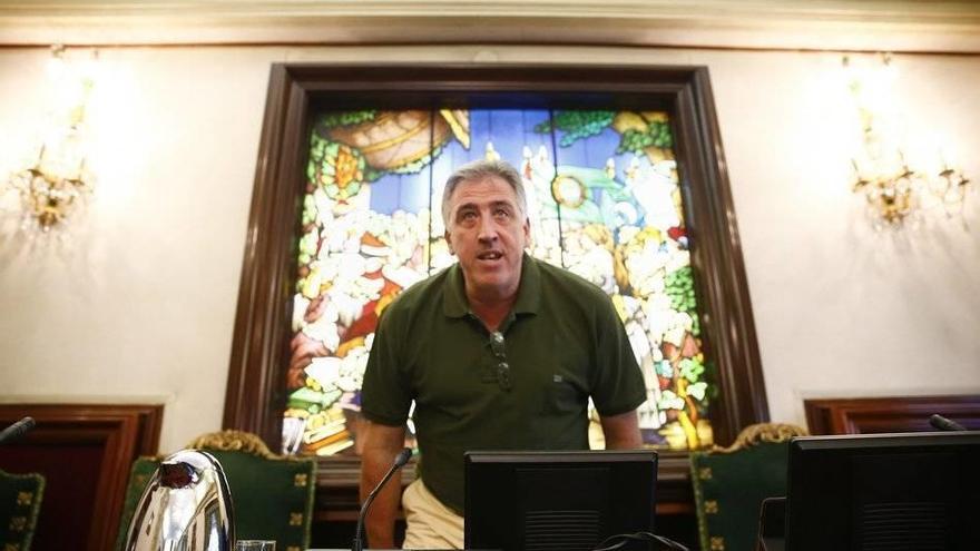 El alcalde de Pamplona, Joseba Asiron.
