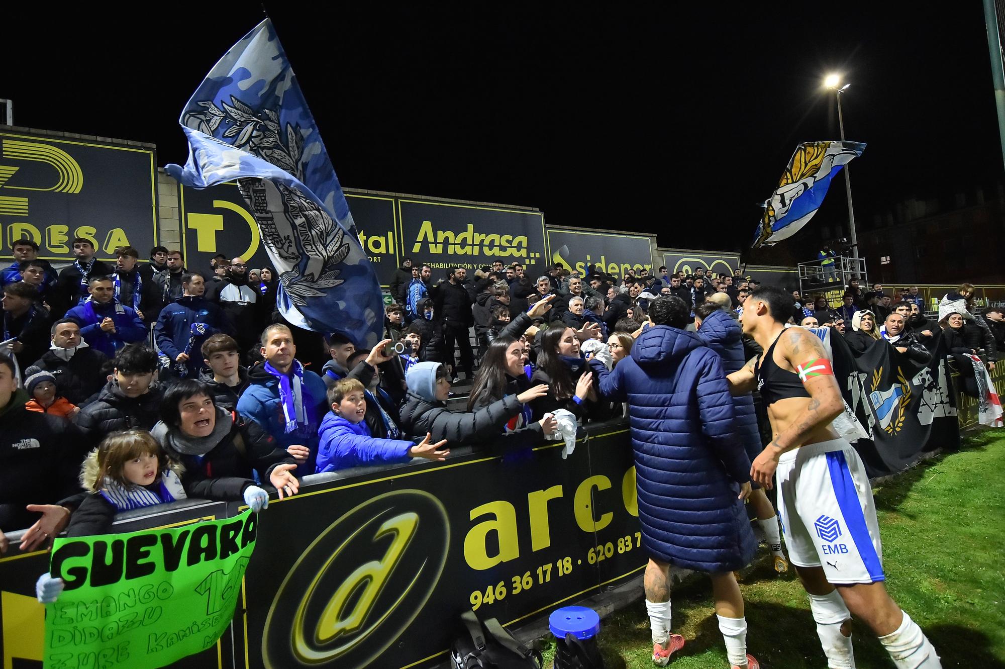 Todas las fotos del duelo copero entre el Portugalete y el Alavés