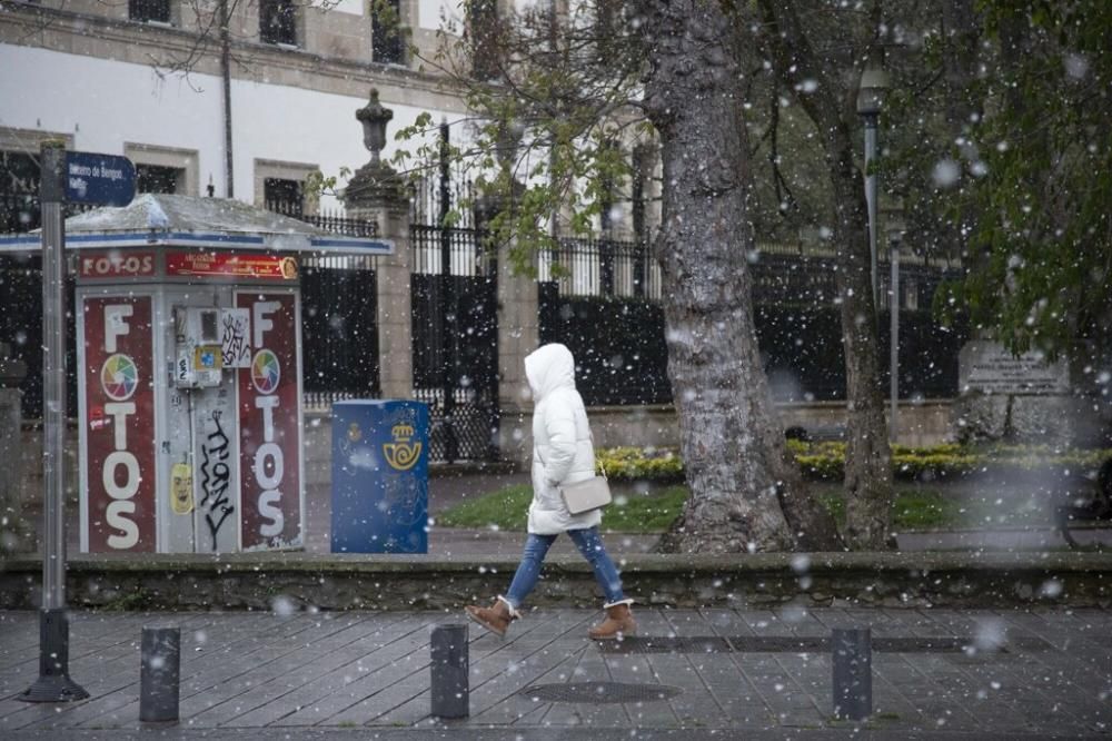 Nieva en Vitoria