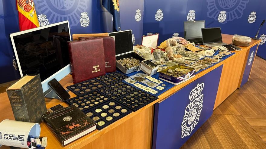 Siete detenidos por la venta de objetos arqueológicos procedentes de expolio