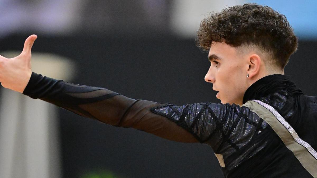 Andoni Ibarra en su participación en el Campeonato de Europa