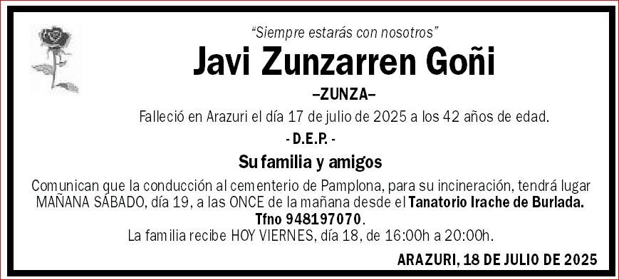 Javi Zunzarren Goñi